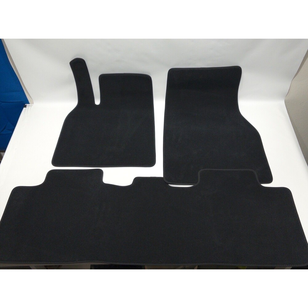 Genuine OEM Tesla Model Y Juniper 2026+ Black Carpet Floor Mats Set of 3